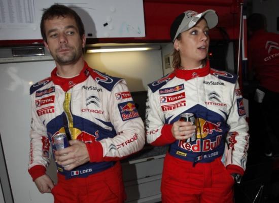 Séverine et Sébastien Loeb